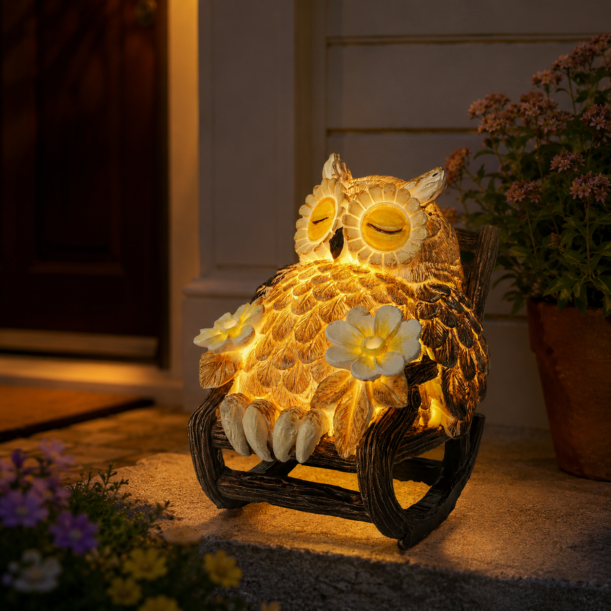 Warm Owl Glow 🦉