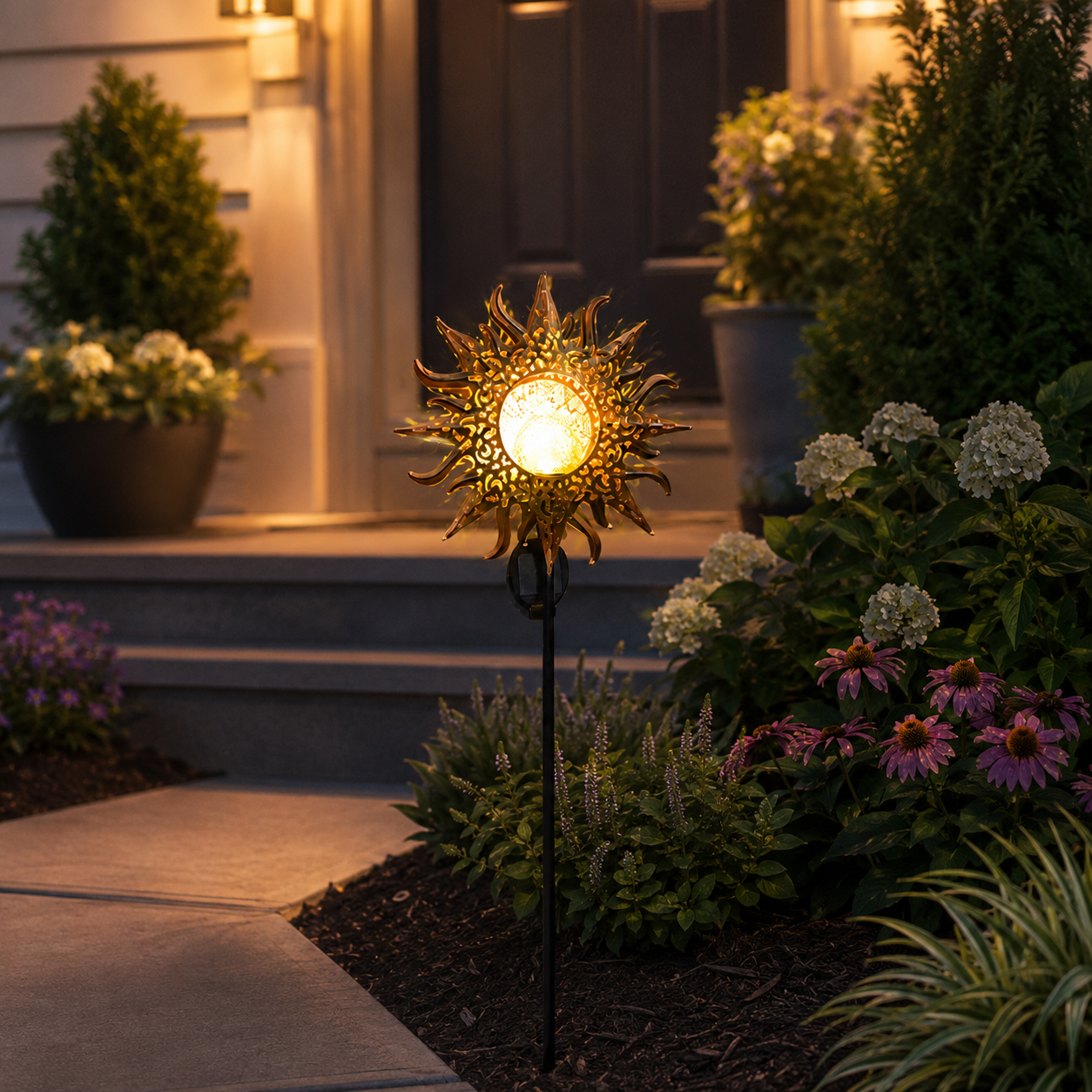 ☀️ Decorative Solar Sun Light