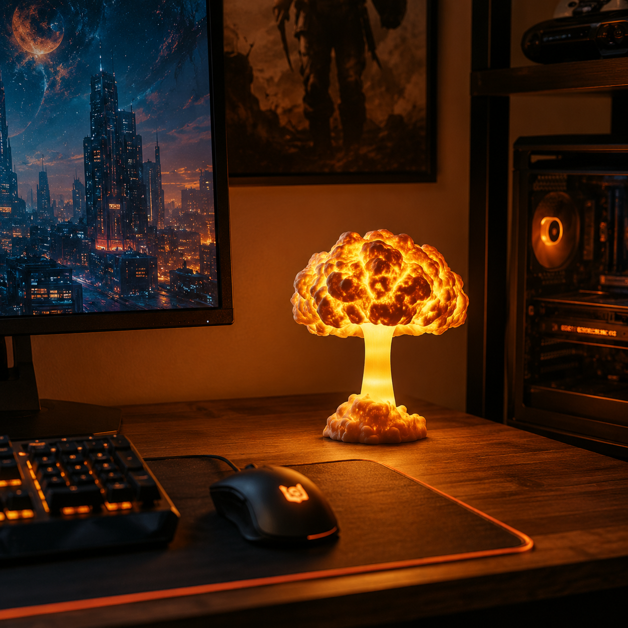 Mushroom Cloud Lamp 💥