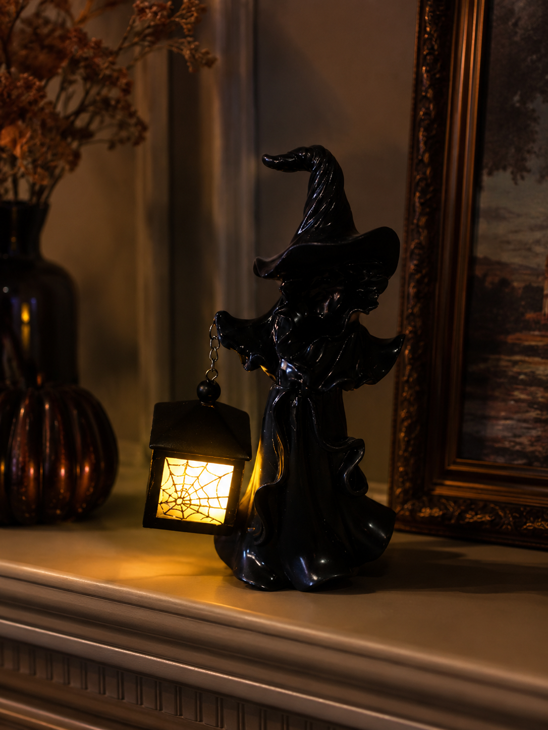 Glowing Witch Lantern Decor 🧙‍♀️✨