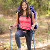 Compact Foldable Trekking Pole - Perfect for Hiking, Walking, Backpacking and Snowshoeing