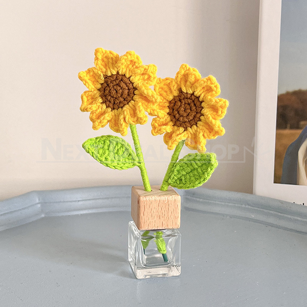 Sunflower Car Vent Essential Oil Diffuser