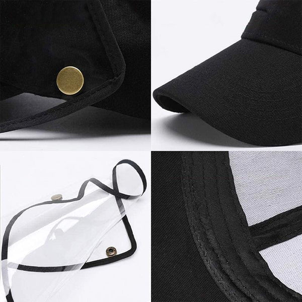 Baseball Cap with Removable Visor