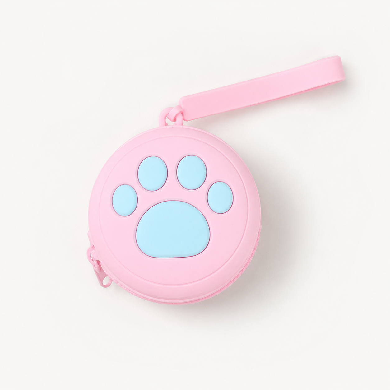 Compact Black Paws Pet Treat Pouch – Portable Dog & Cat Snack Holde