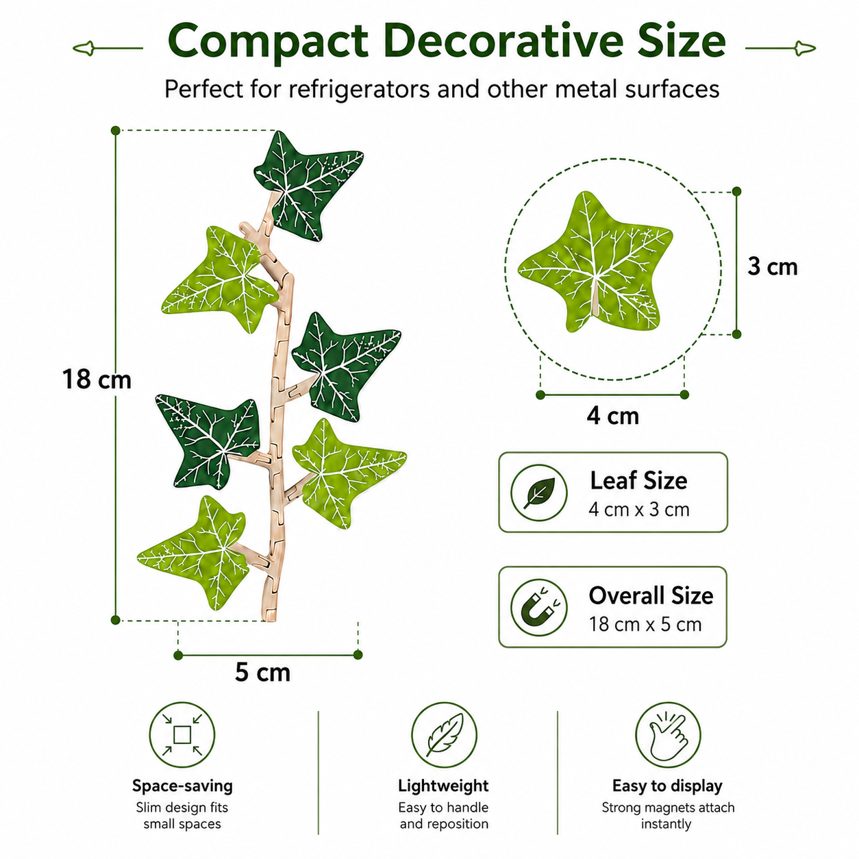 Magnetic Ivy Vine - Decorative Refrigerator Magnet
