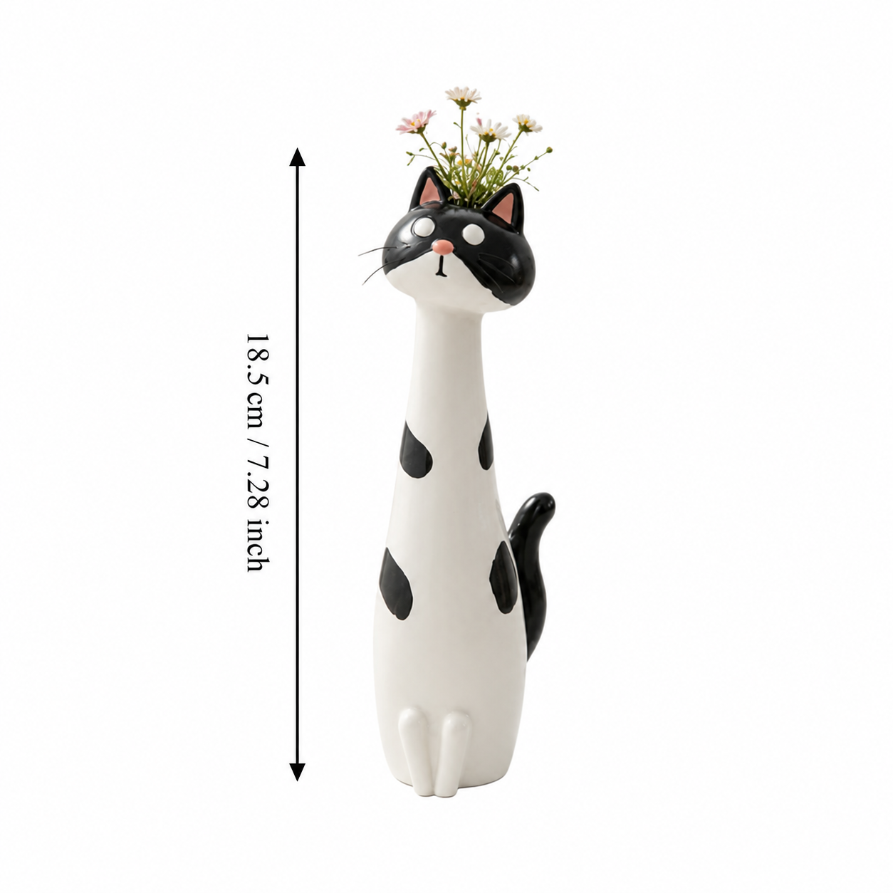Cute Cat Flower Vase – Whimsical Home Décor Planter