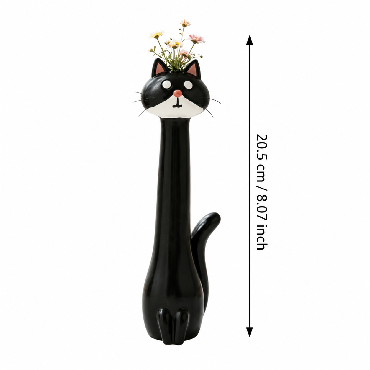 Cute Cat Flower Vase – Whimsical Home Décor Planter