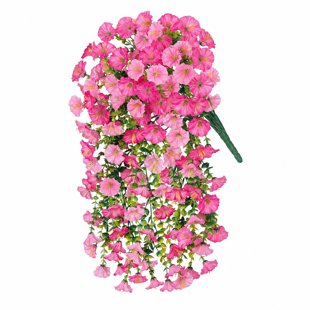 4pcs-Artificial Hanging Morning Glory Flowers, UV Resistant Faux Trailing Plants for Outdoor Indoor Decor