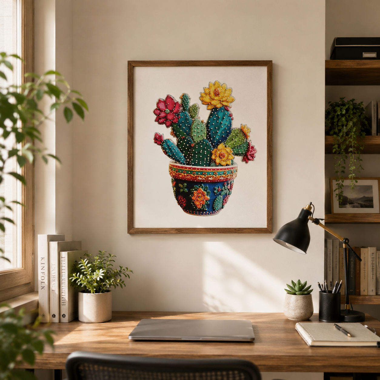 Wacocetoy XL Cactus Wooden Puzzle with Hidden Surprise Pieces and Saving Function