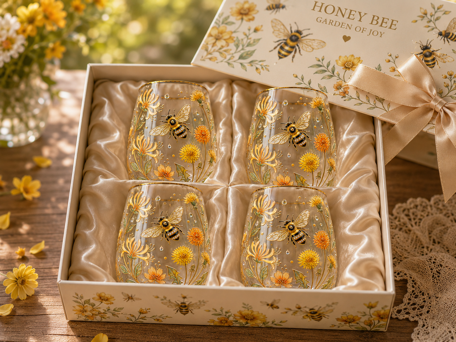 🌸🌿 LIMITED EDITION 2026 GARDEN MORNING BLISS GLASS TEA CUP☀️☕