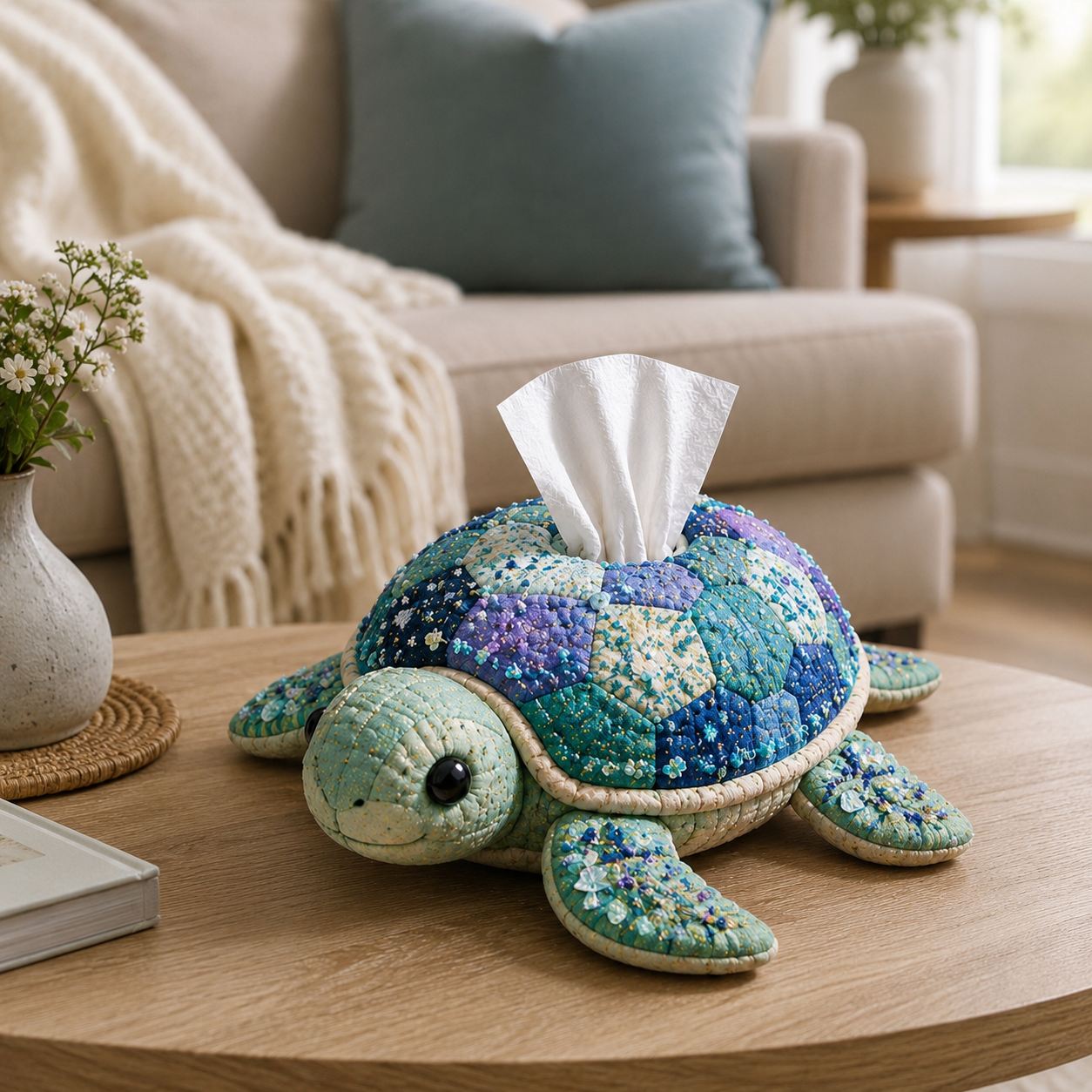 🌟 Crafty Critters DIY Tissue Box Kit – Fun Animal & Ocean Friends! 🌟