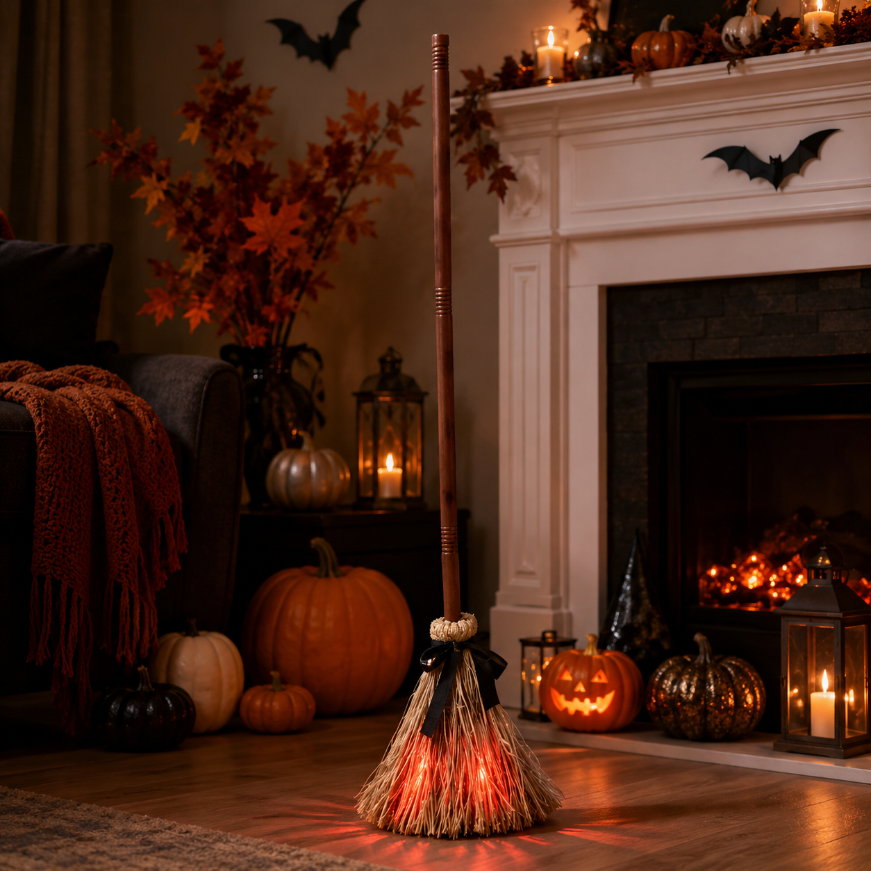 Musical Dancing Witch Broom 🧹🎃