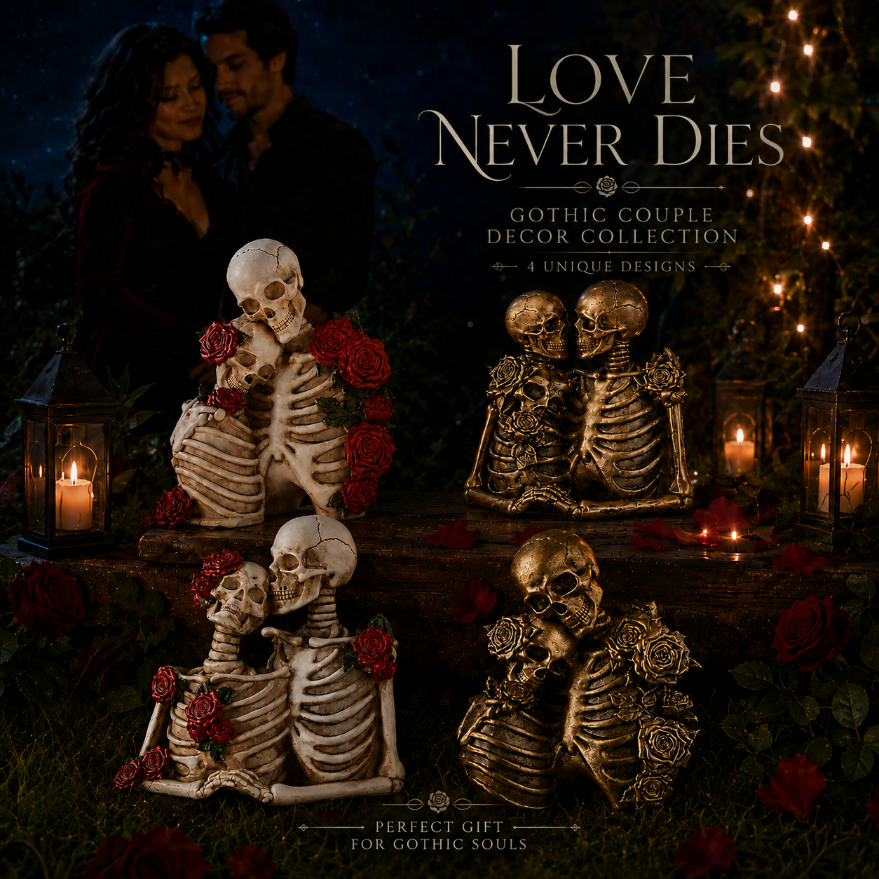 Till Death Lovers Statue 🖤