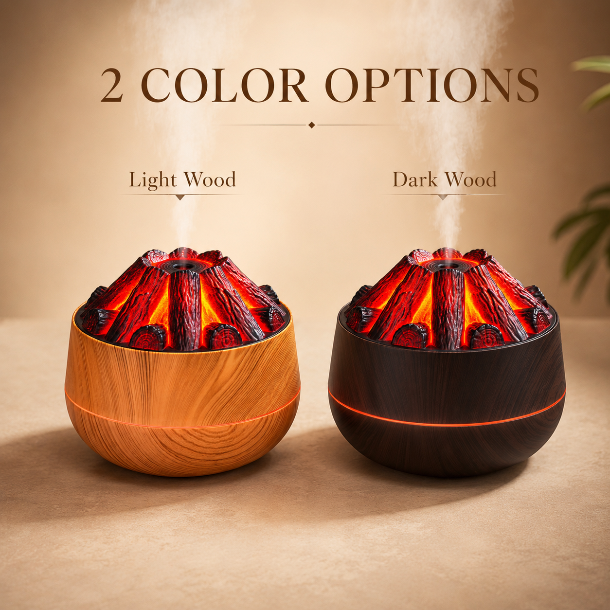 Glowing Charcoal Fire Humidifier