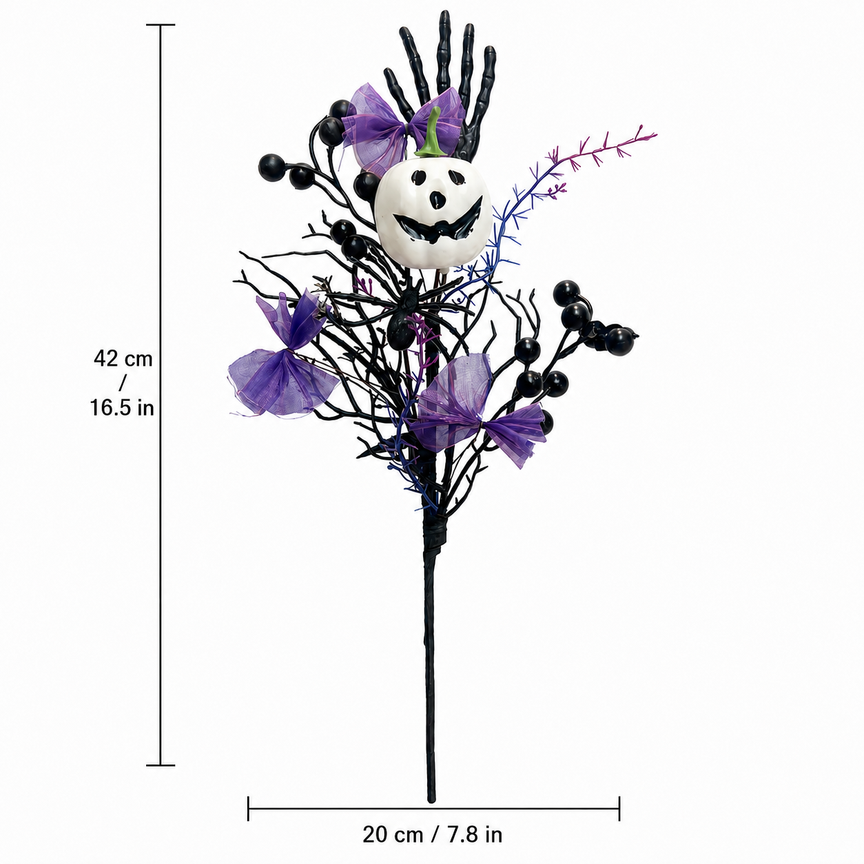 Halloween Pumpkin Floral Stem Picks
