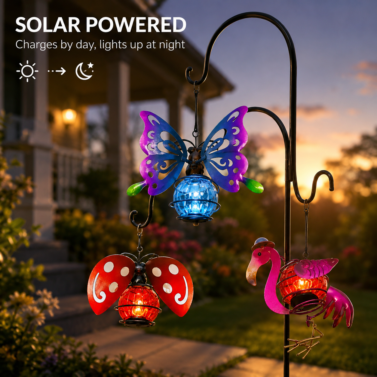 Solar Garden Animal Hanging Lights