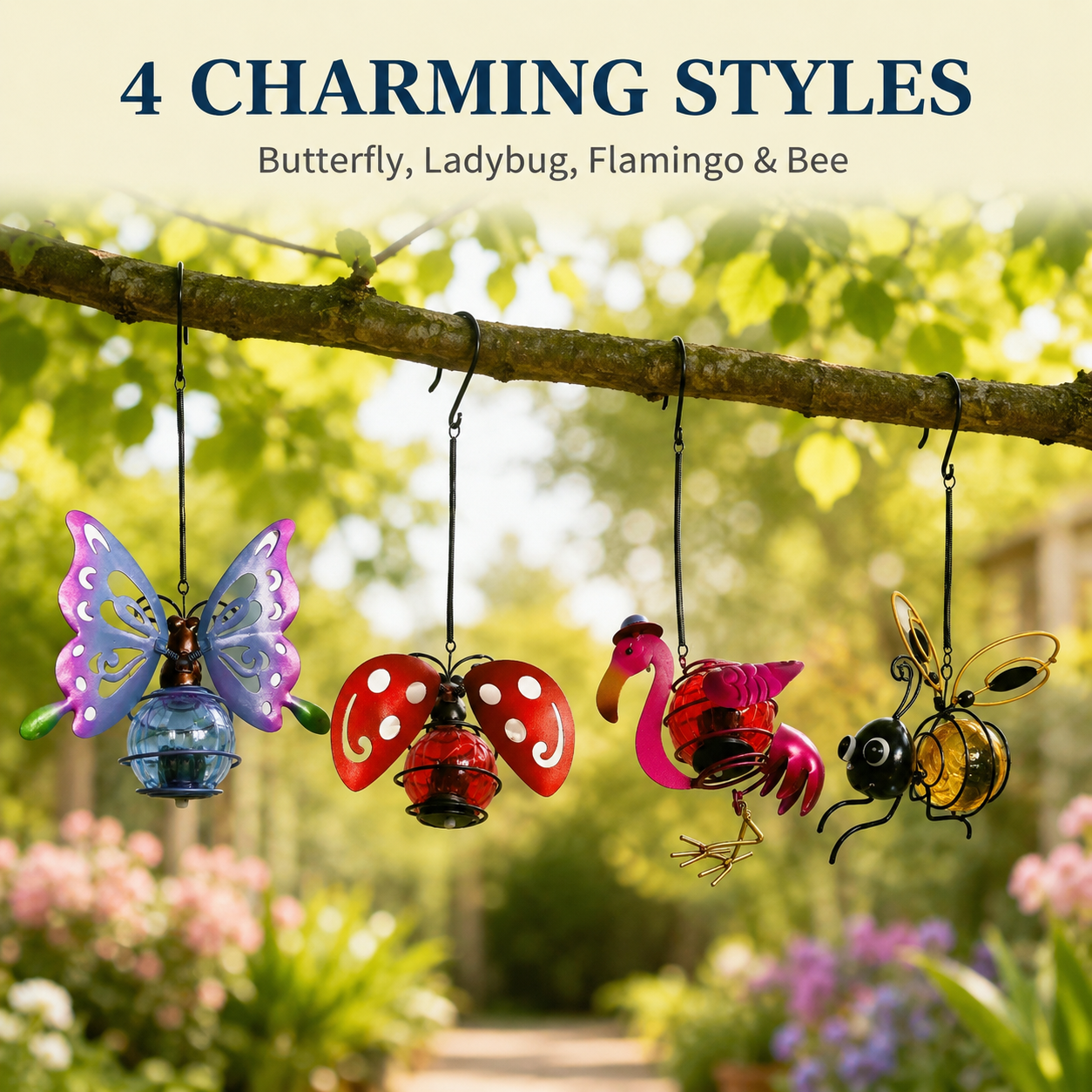 Solar Garden Animal Hanging Lights