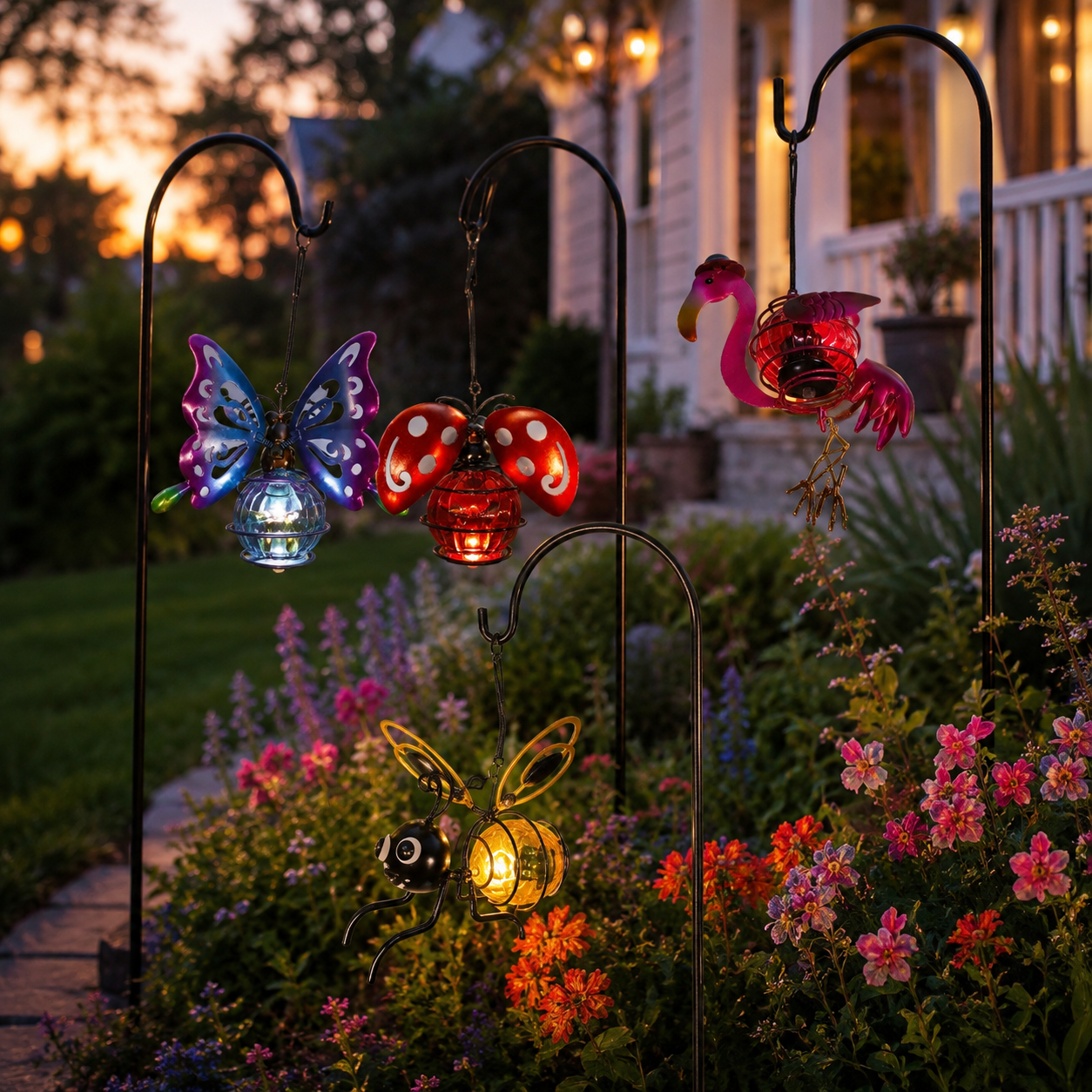 Solar Garden Animal Hanging Lights