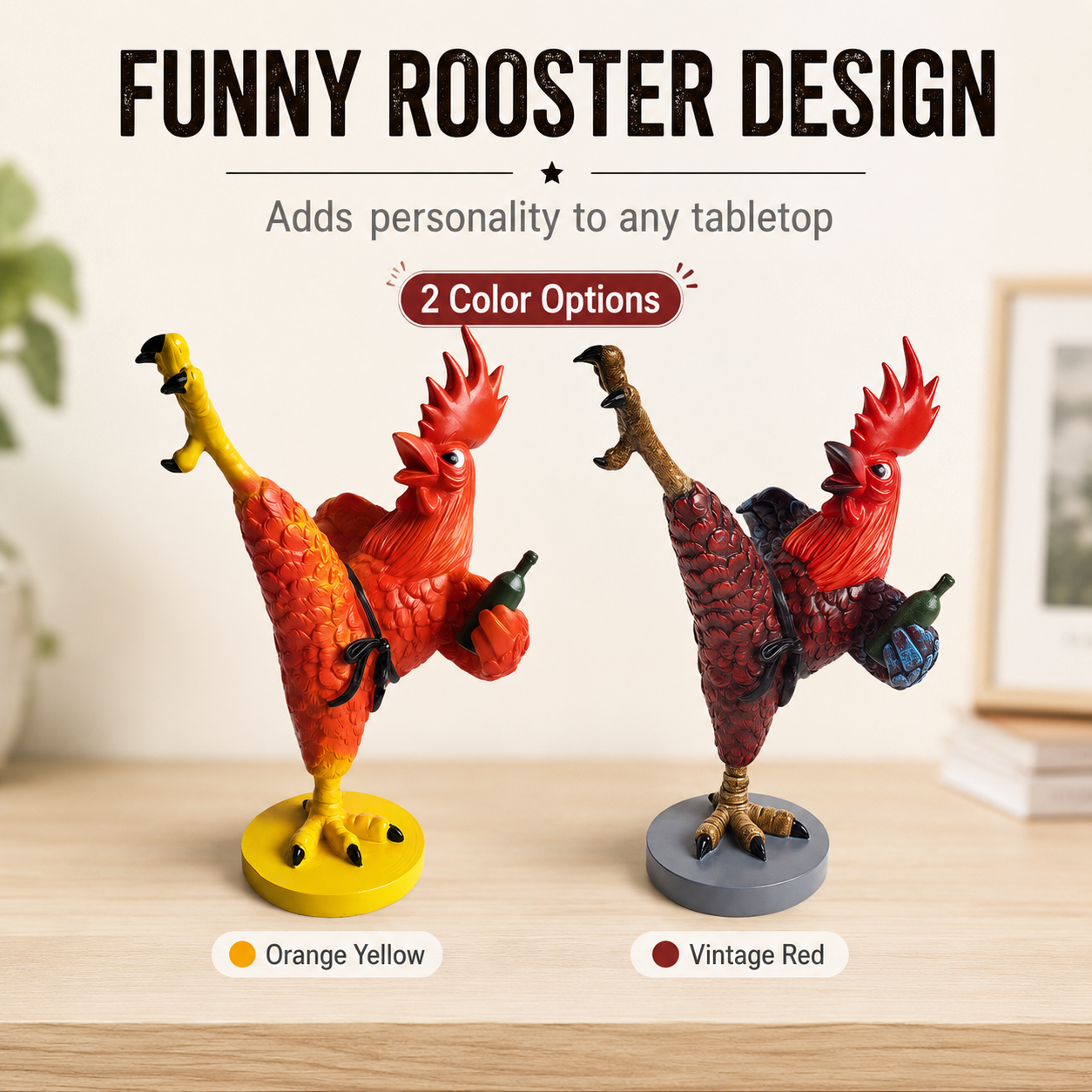 Drunken Rooster Jewelry Stand