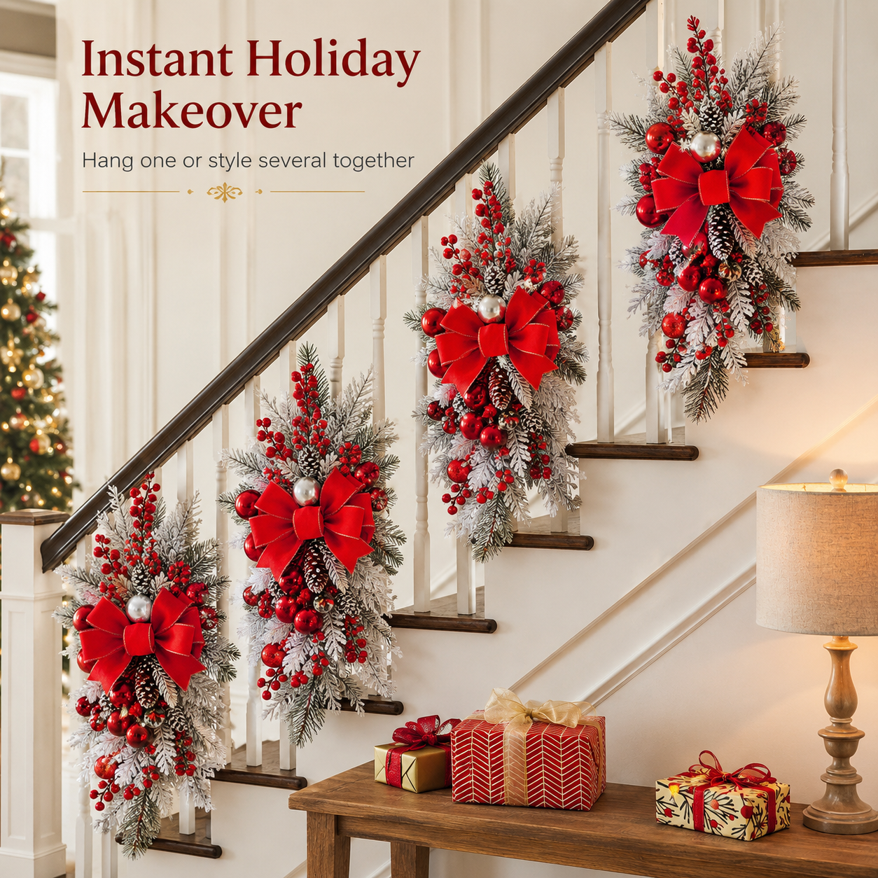 Holiday Hanging Swag Decoration