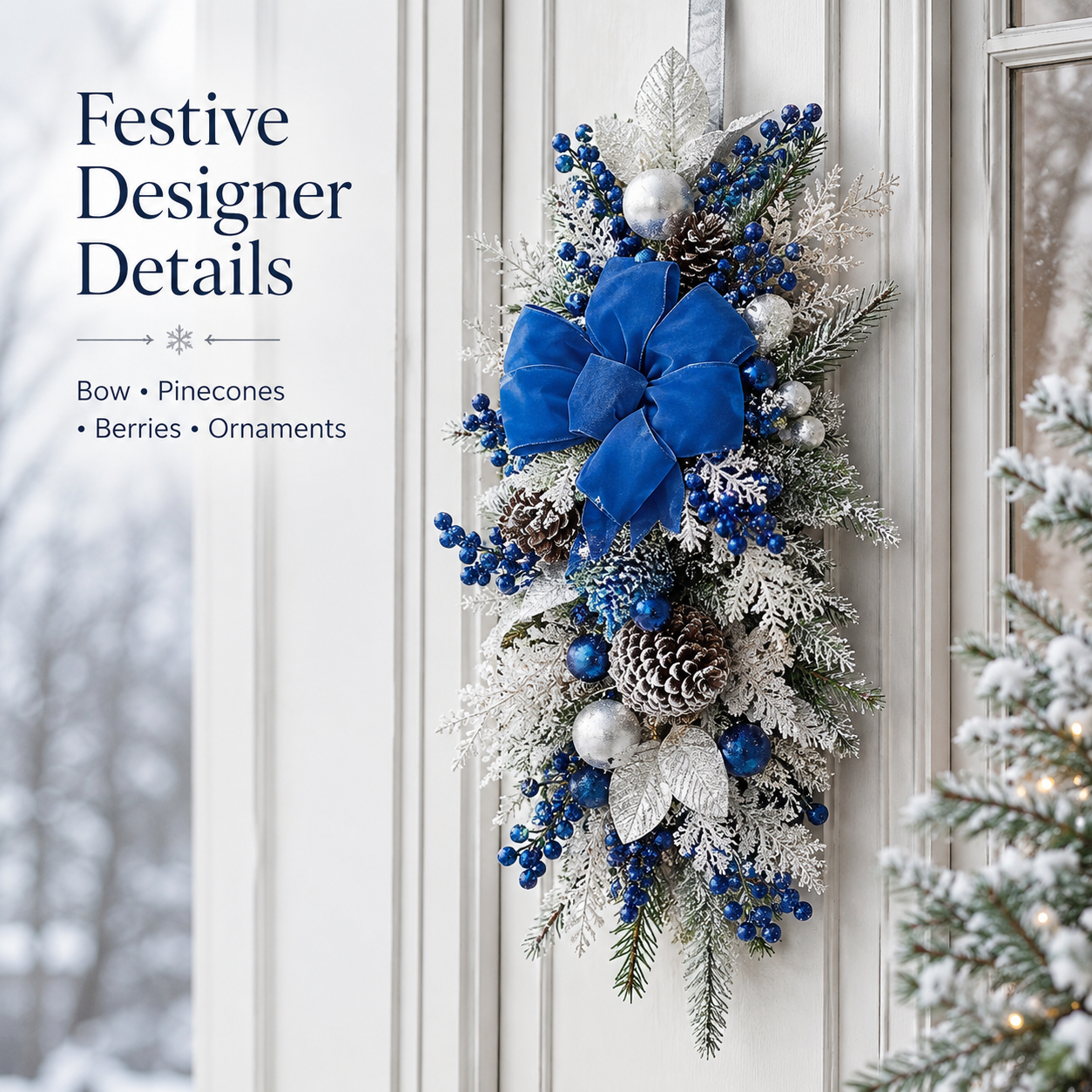 Holiday Hanging Swag Decoration