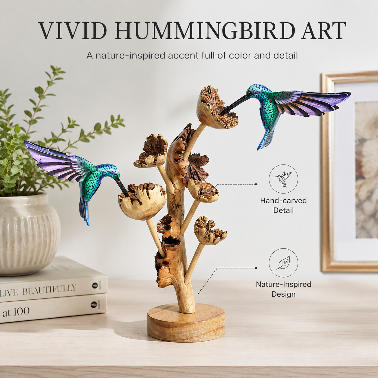 Hummingbird Tabletop Decor