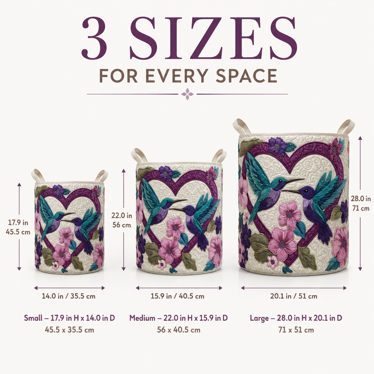 Quilted Decorative Storage Basket