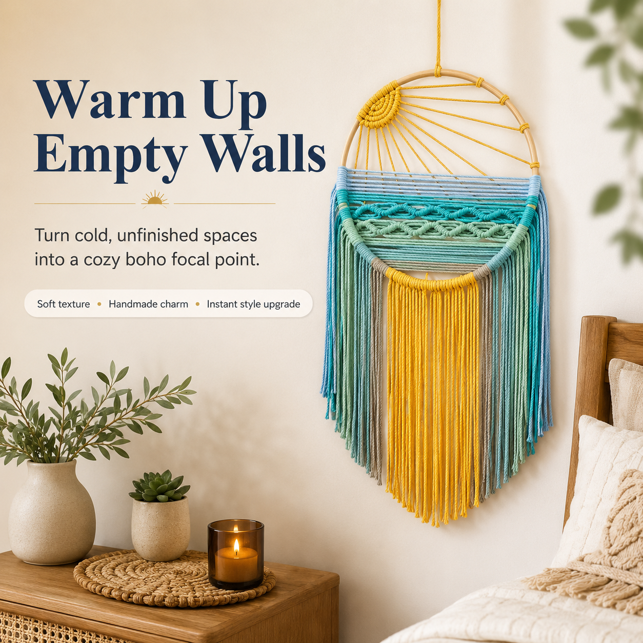 Boho Sun Wall Hanging