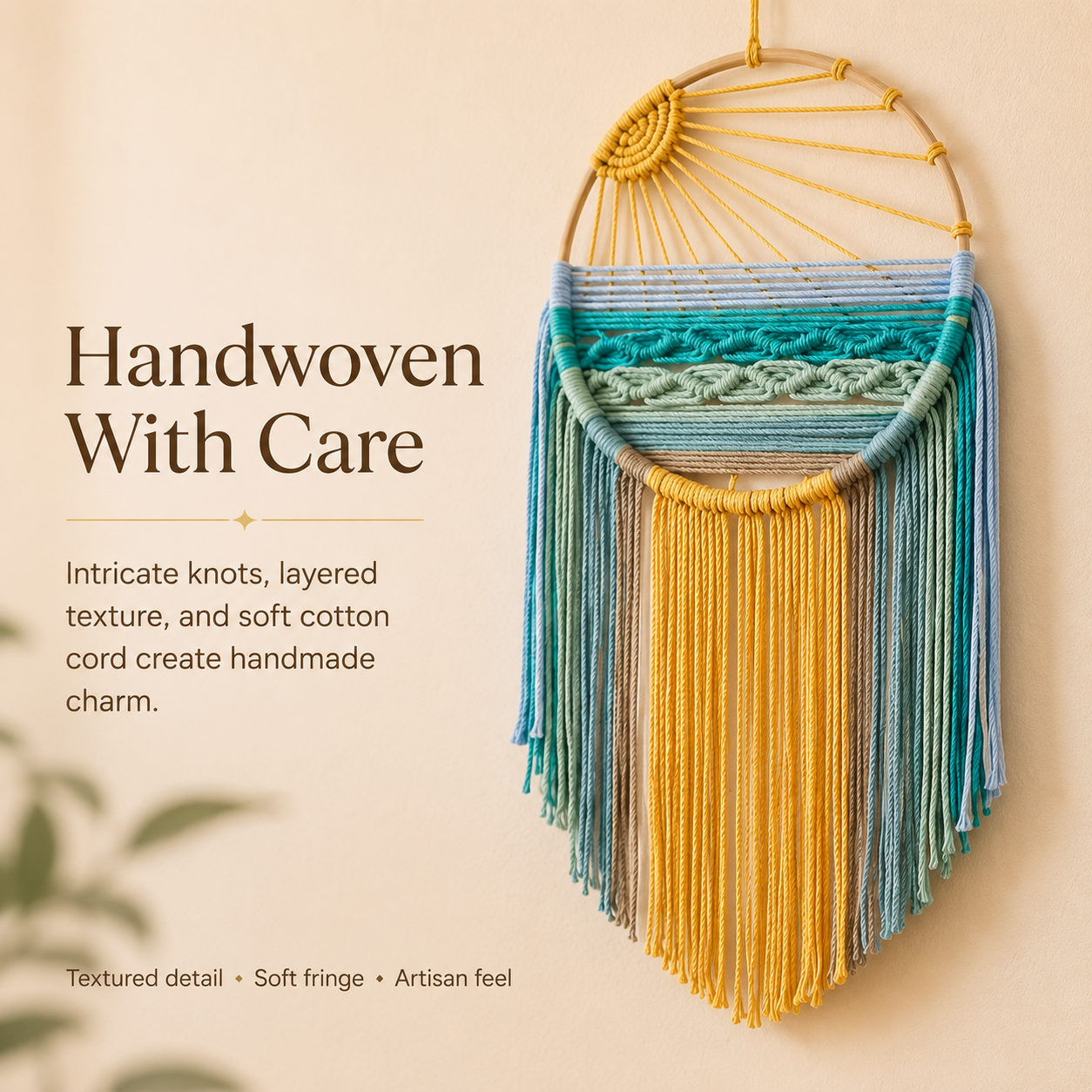 Boho Sun Wall Hanging