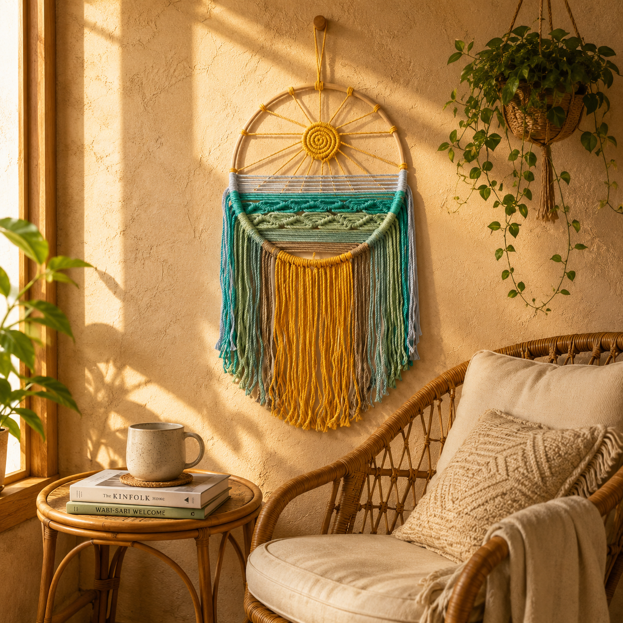Boho Sun Wall Hanging