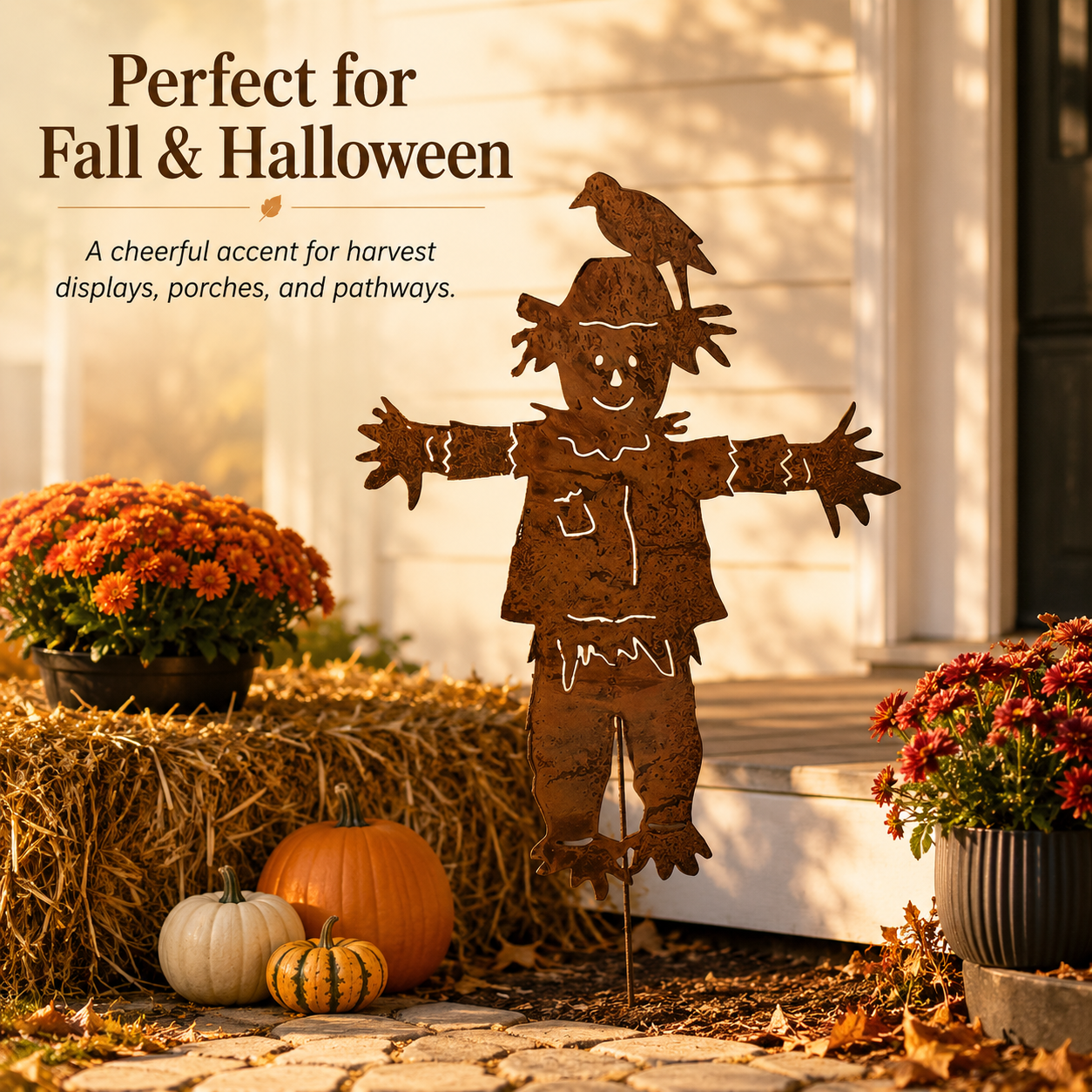 Rusty Scarecrow Stake