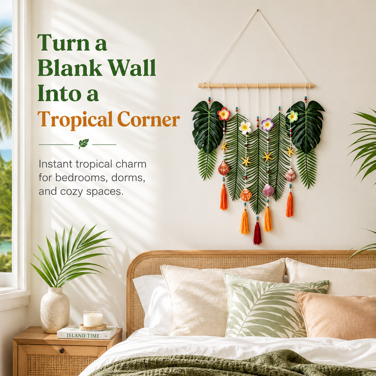 Tropical Boho Wall Hanging Decor