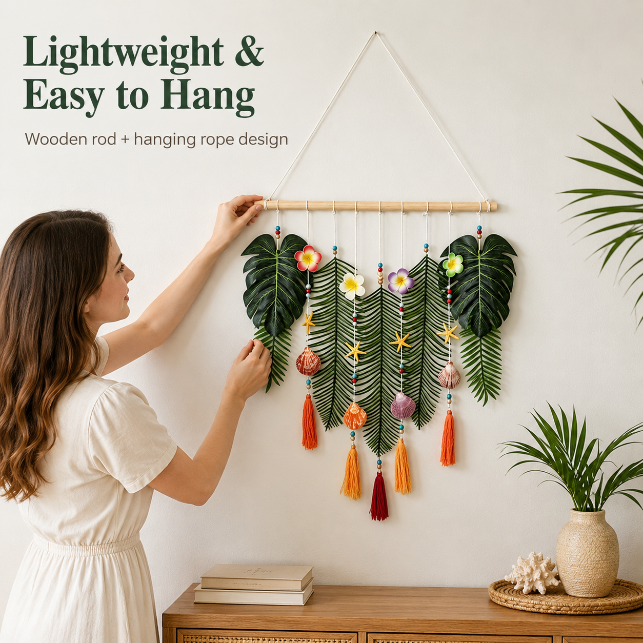 Tropical Boho Wall Hanging Decor