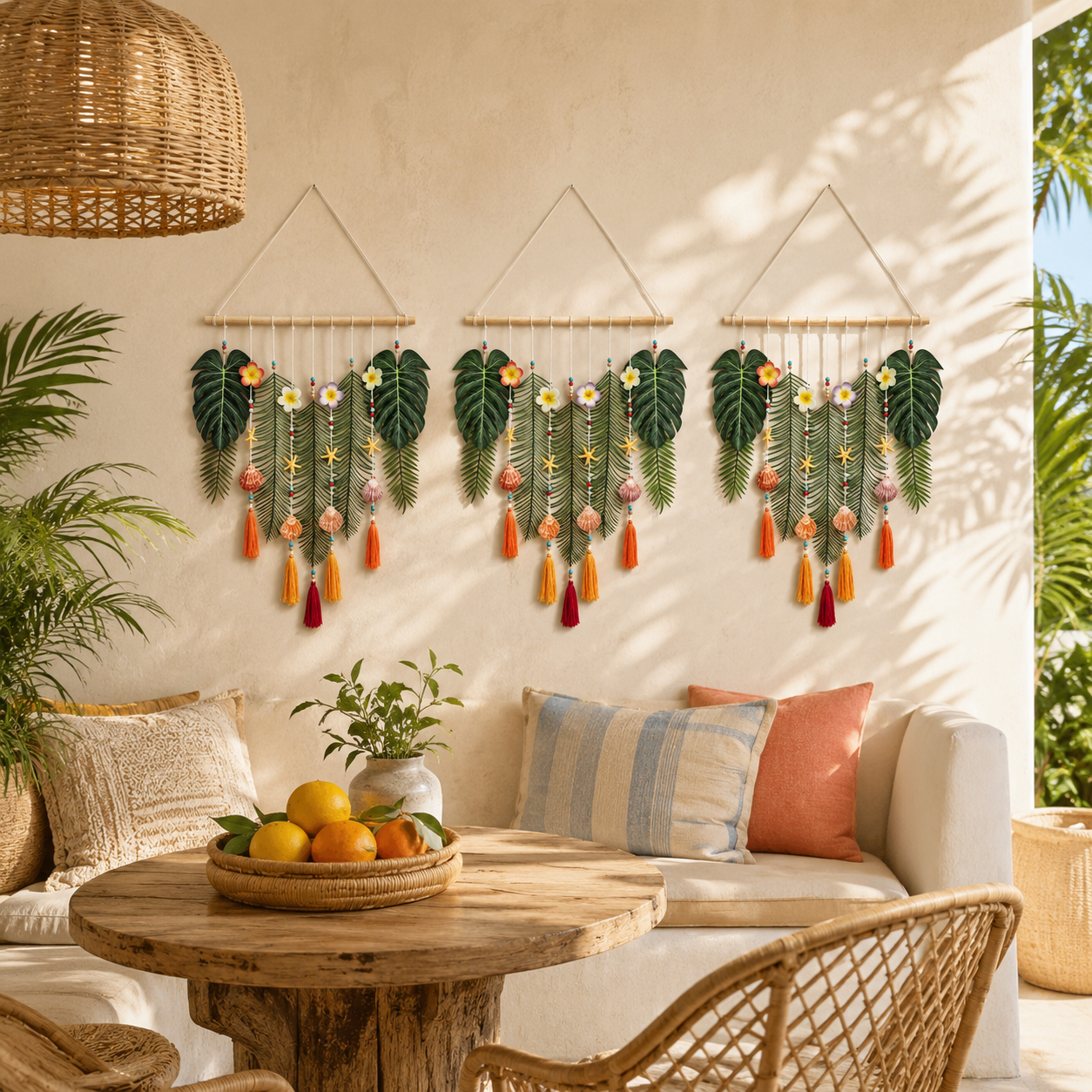Tropical Boho Wall Hanging Decor