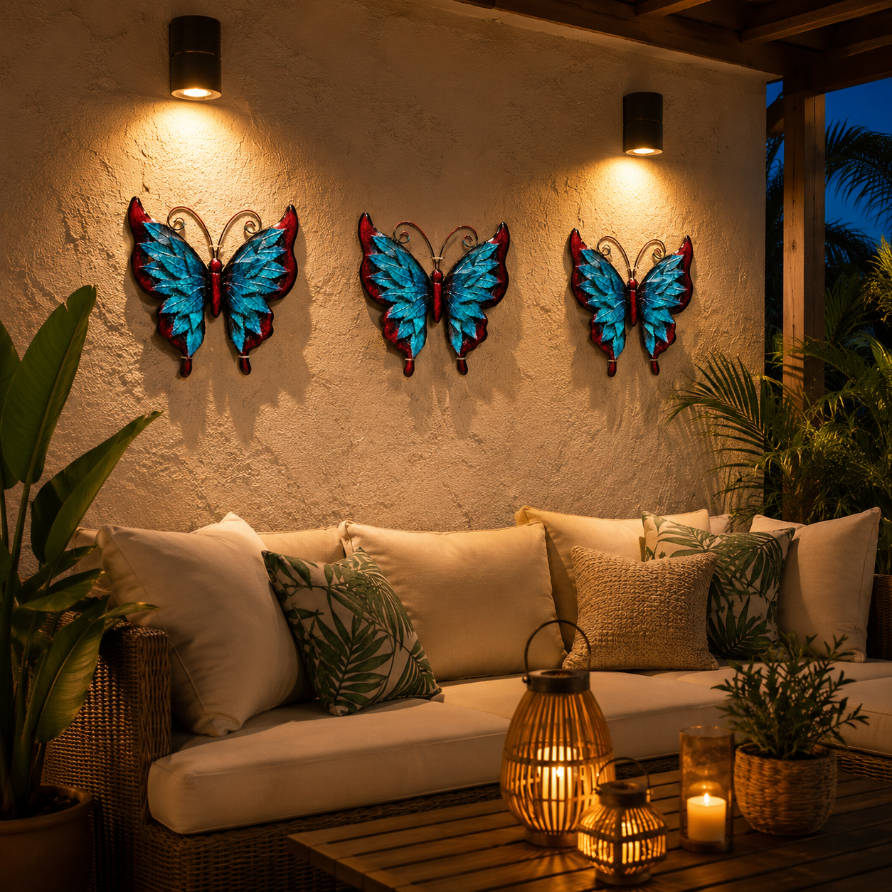 Layered Metal Butterfly Wall Decor 🦋