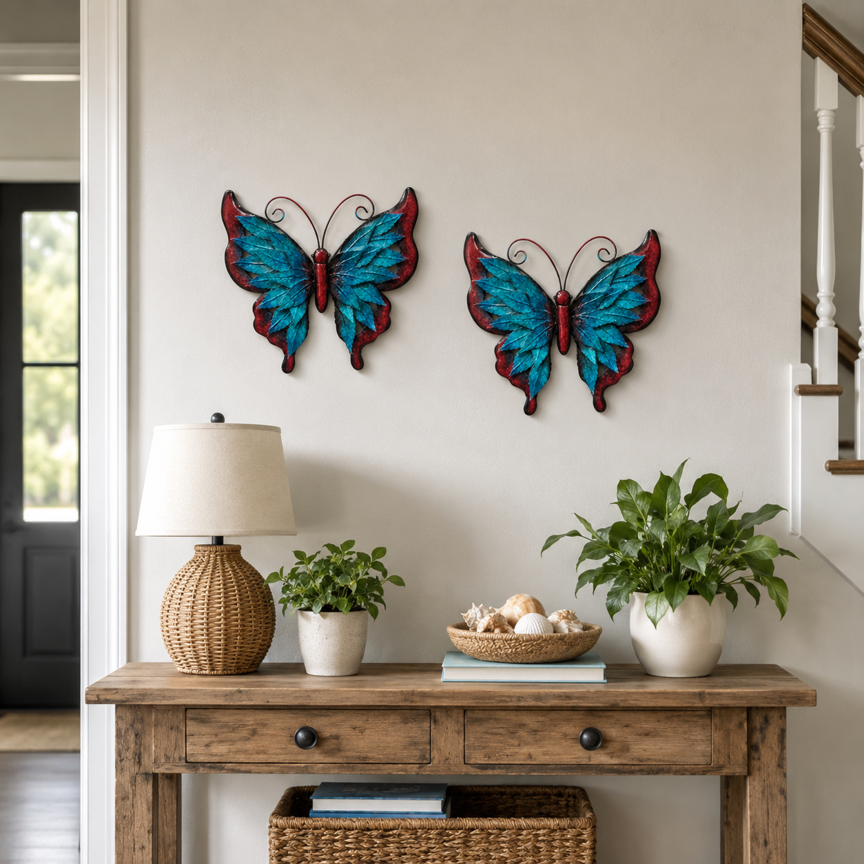 Layered Metal Butterfly Wall Decor 🦋