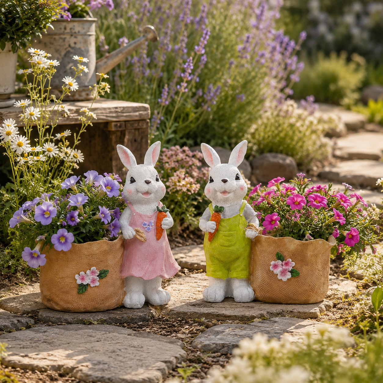 Bunny Garden Planter 🐰🌸