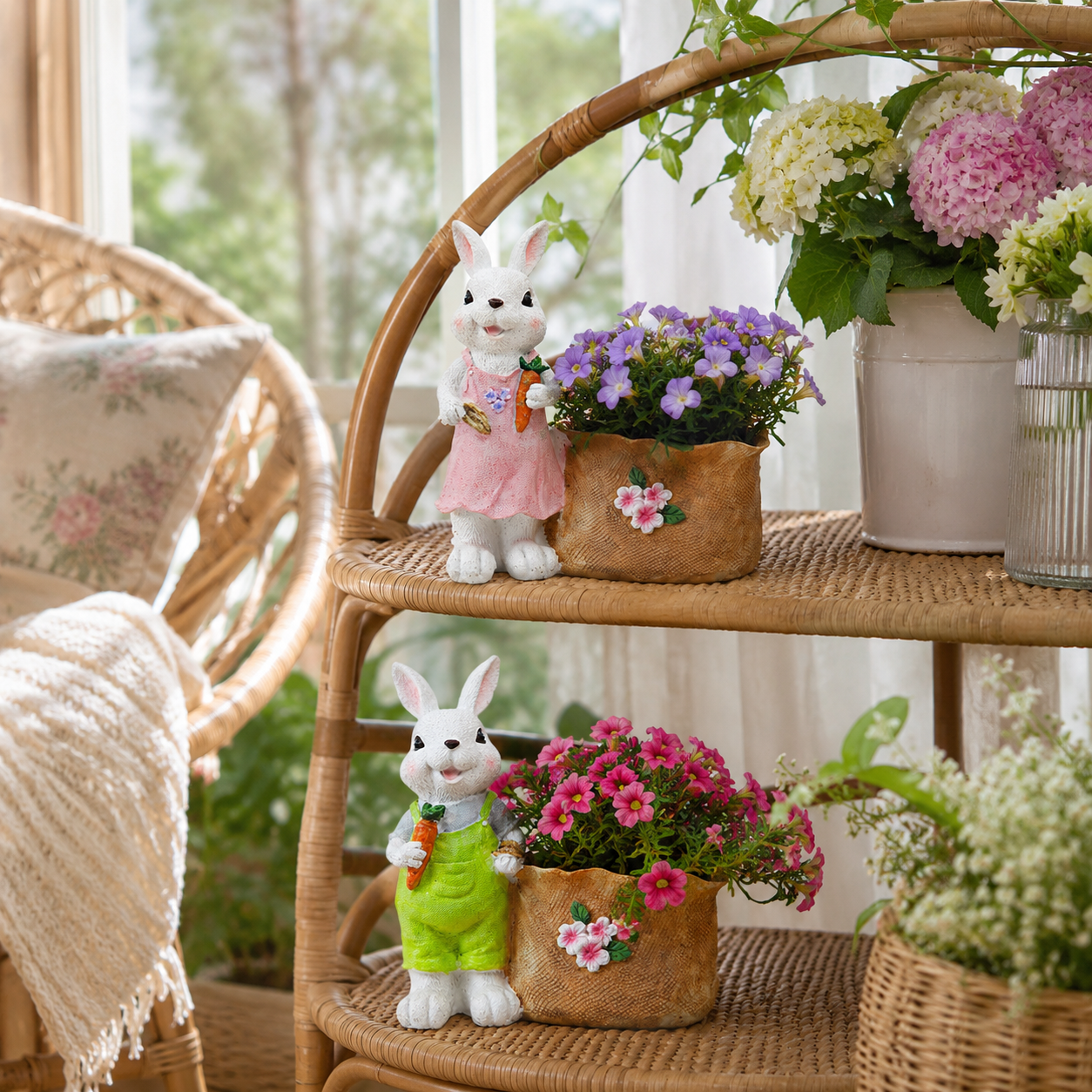 Bunny Garden Planter 🐰🌸