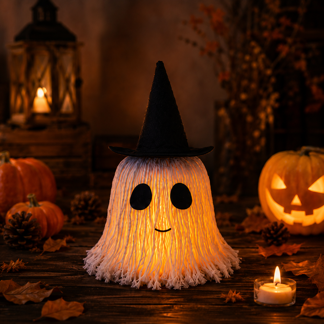 Lighted Halloween Ghost Night Light Decor
