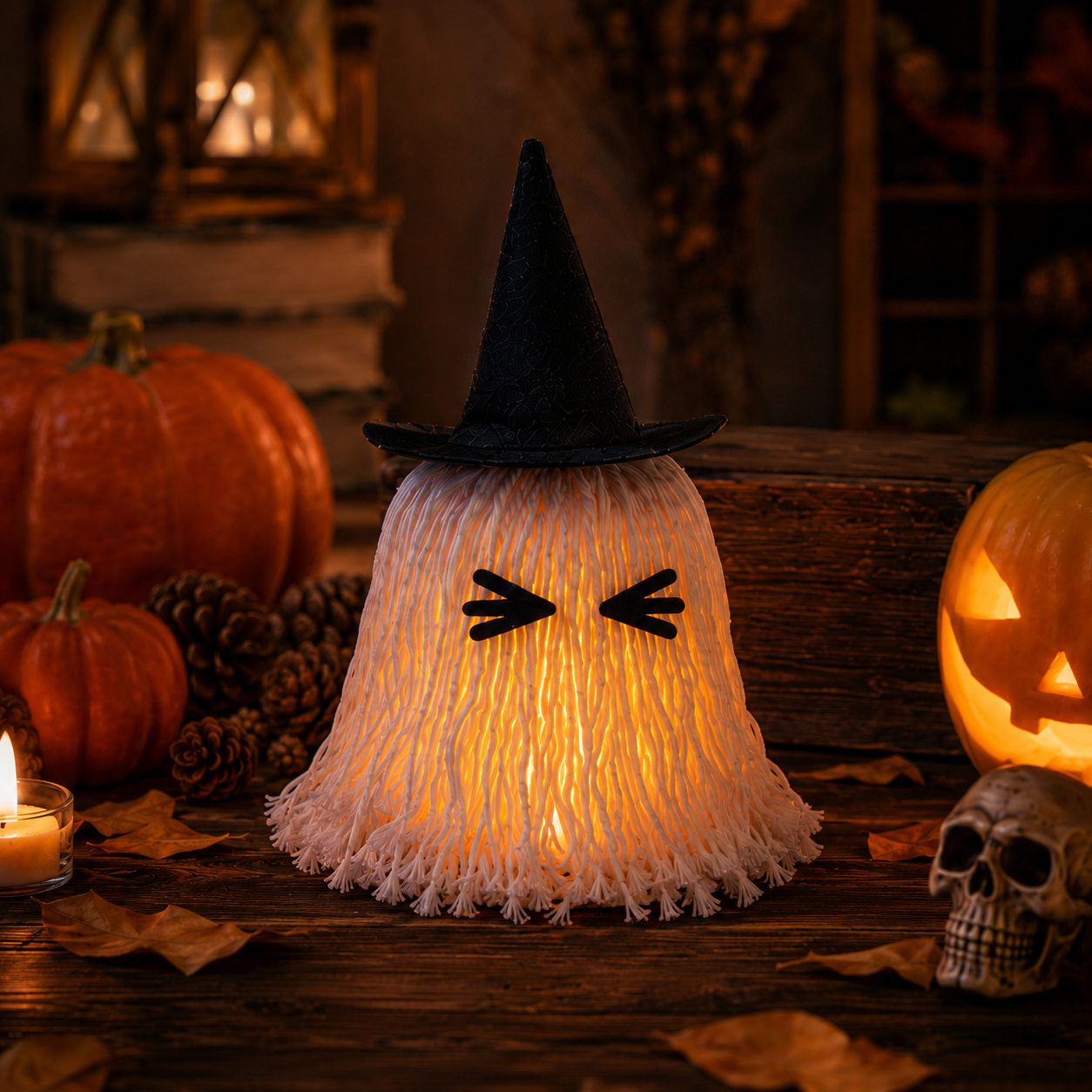 Lighted Halloween Ghost Night Light Decor