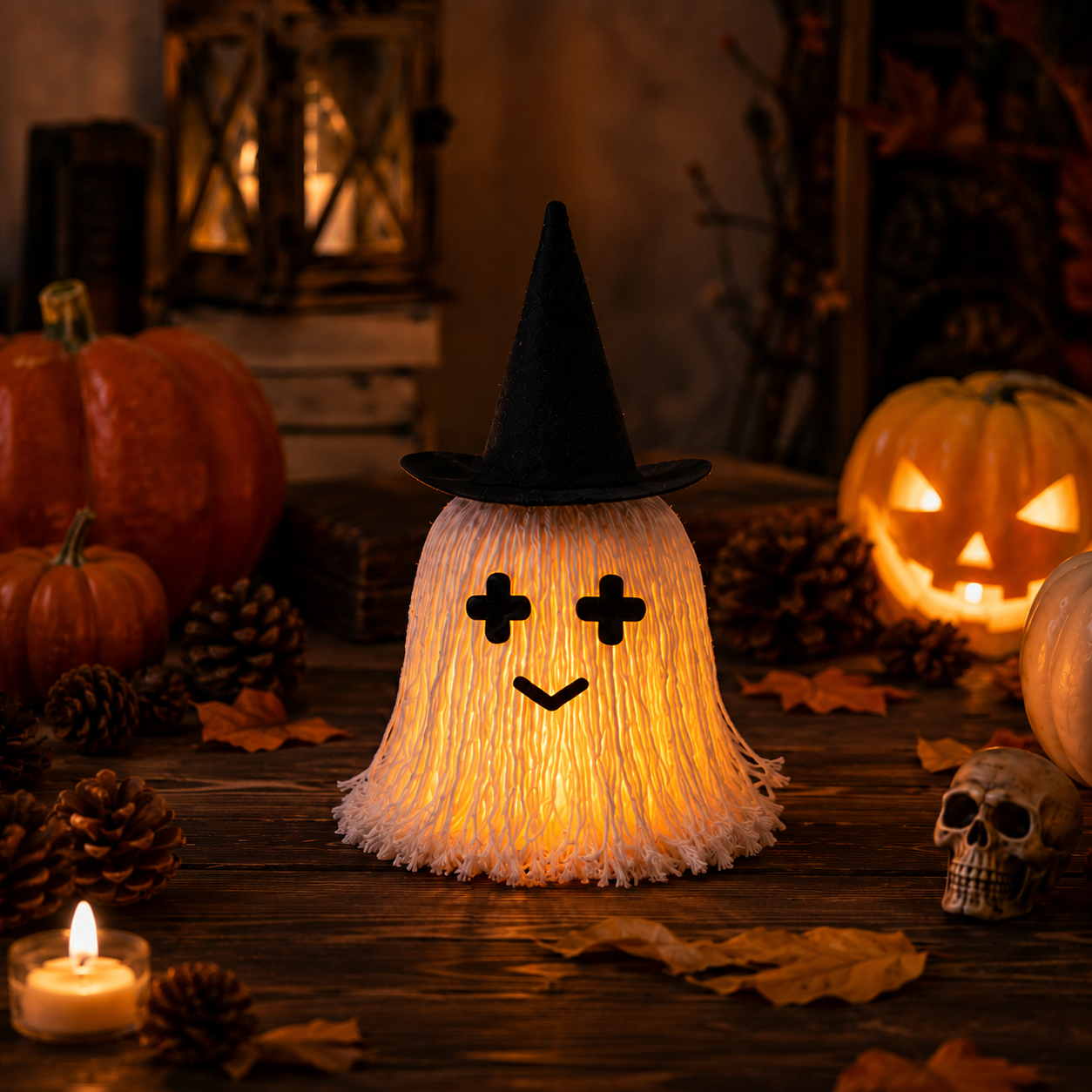 Lighted Halloween Ghost Night Light Decor