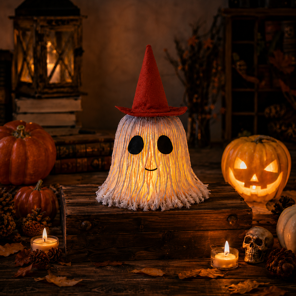 Lighted Halloween Ghost Night Light Decor