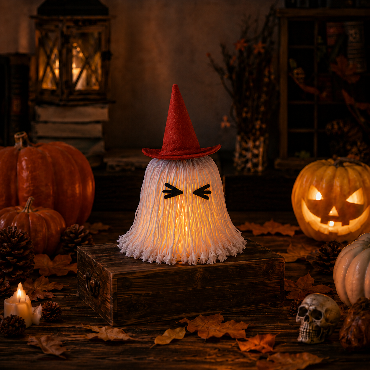 Lighted Halloween Ghost Night Light Decor