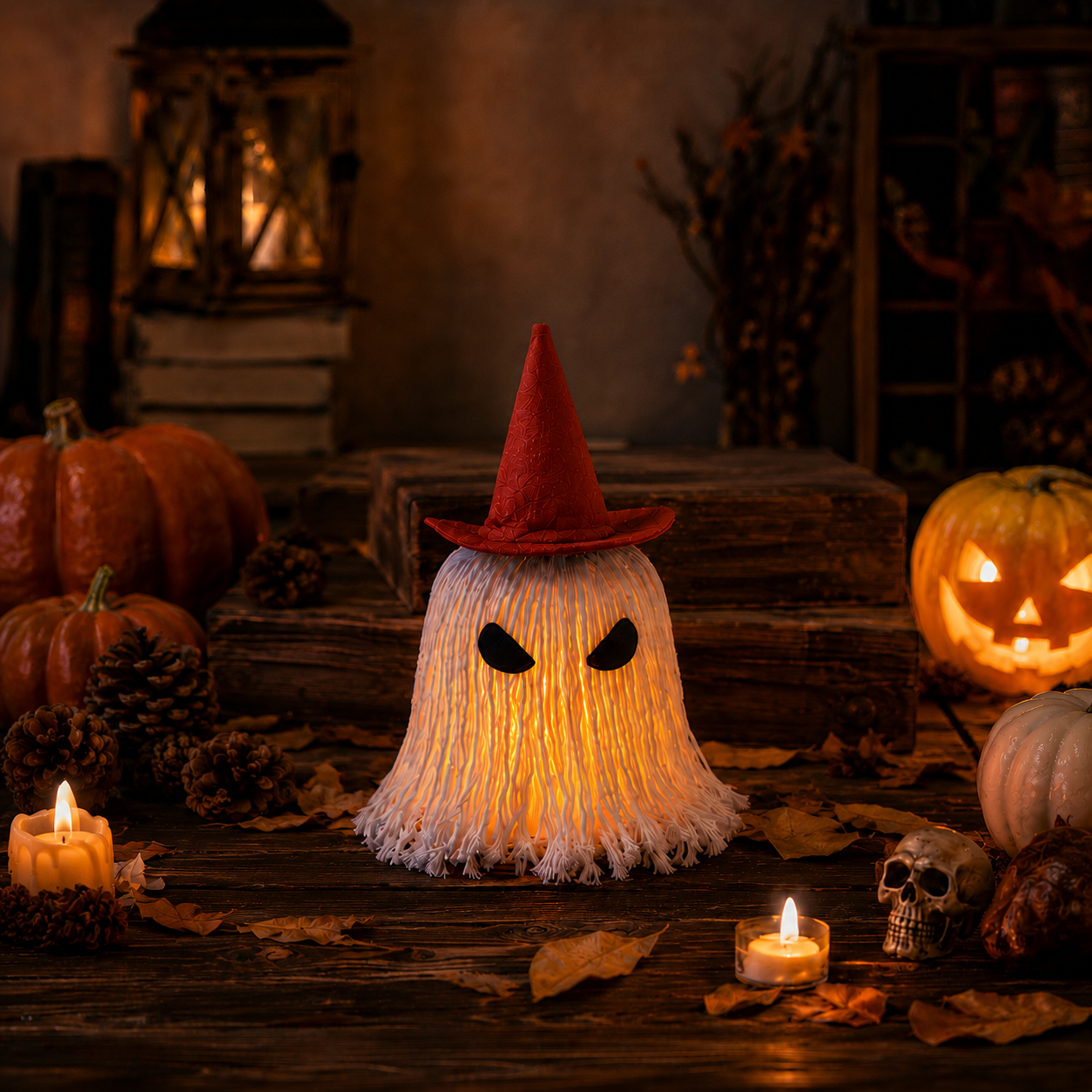 Lighted Halloween Ghost Night Light Decor