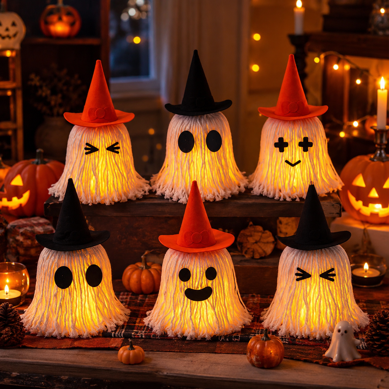Lighted Halloween Ghost Night Light Decor