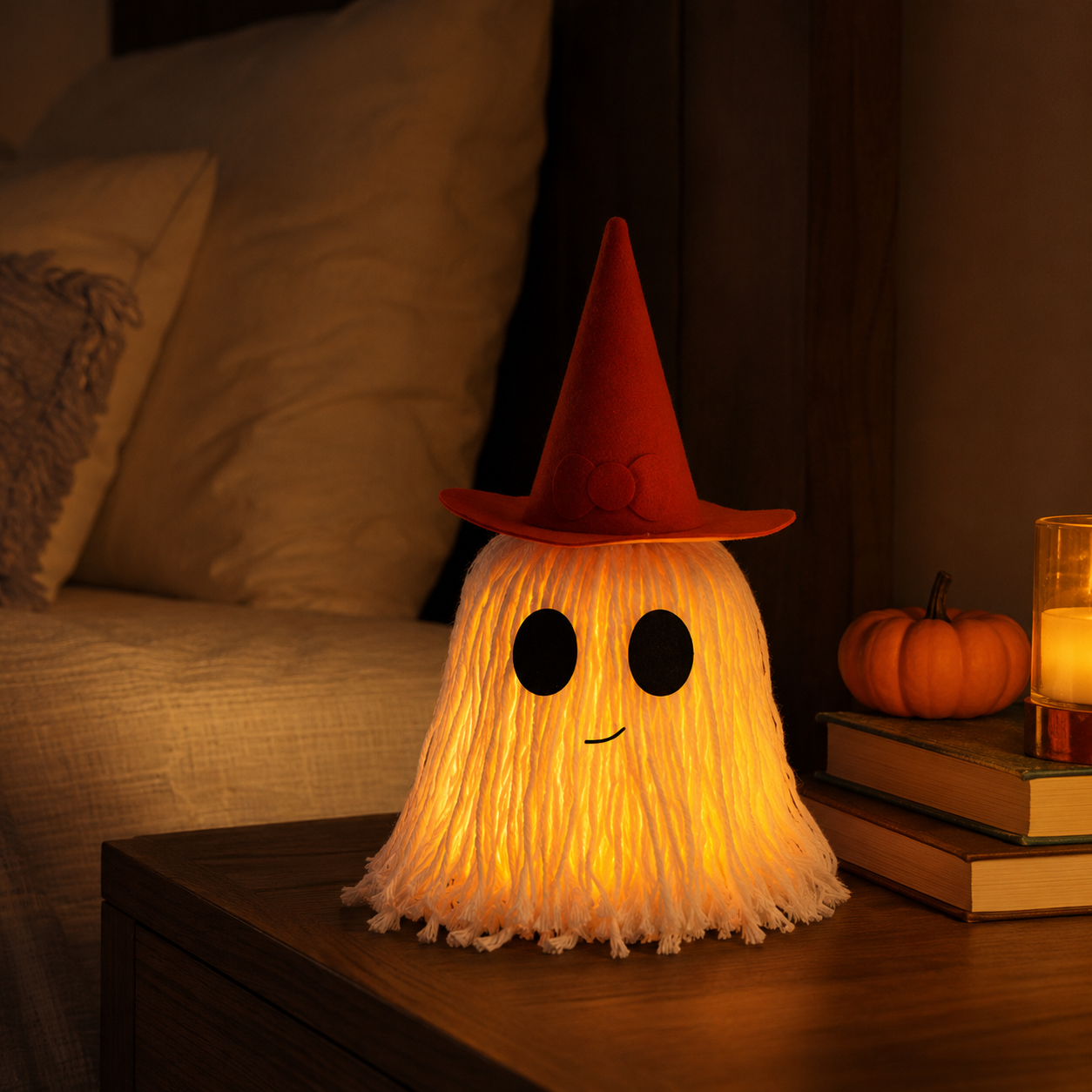 Lighted Halloween Ghost Night Light Decor