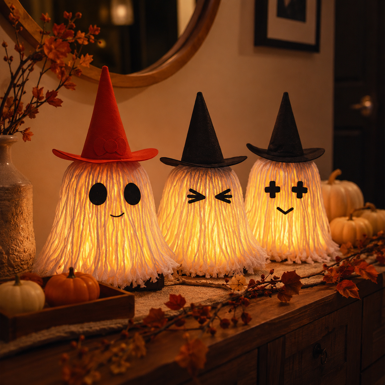 Lighted Halloween Ghost Night Light Decor