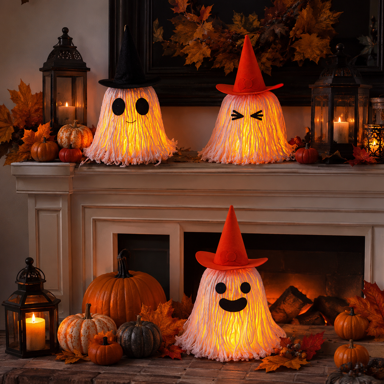 Lighted Halloween Ghost Night Light Decor