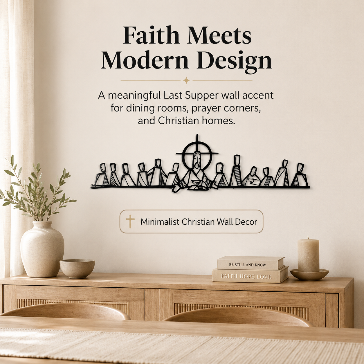 Last Supper Metal Wall Art