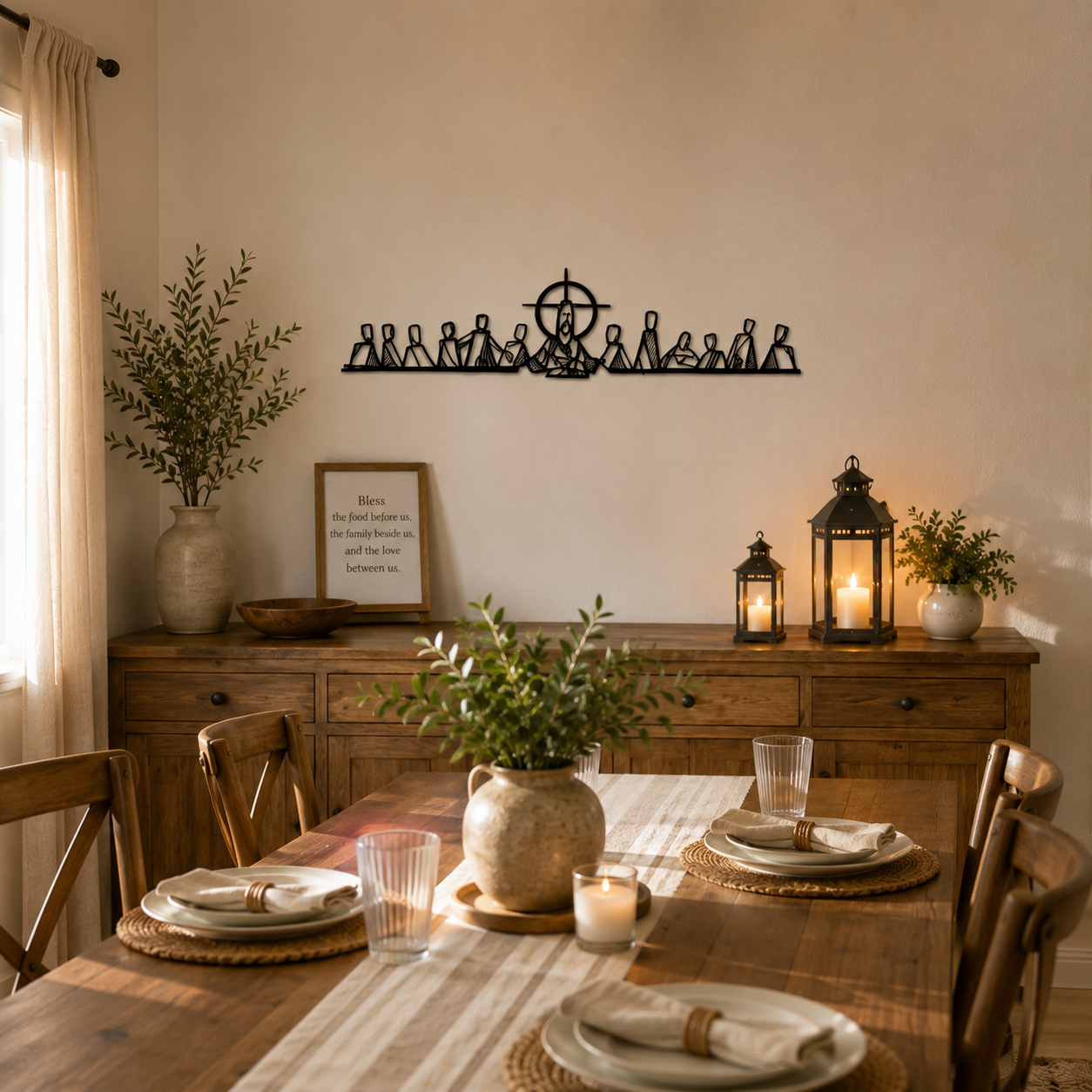 Last Supper Metal Wall Art